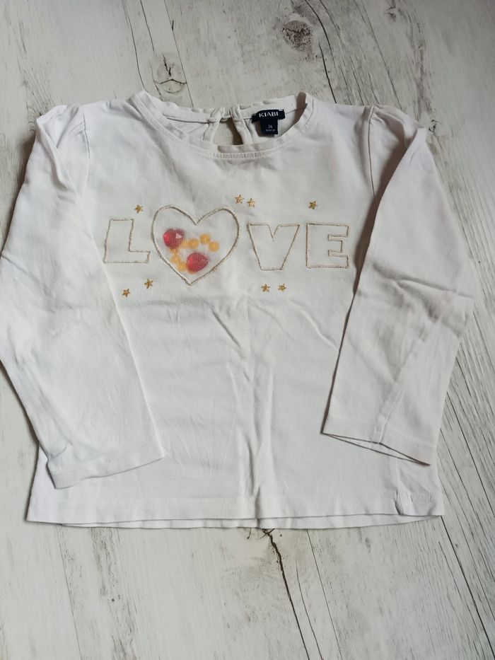 T-shirt manche longue 3/4 ans lot - photo numéro 9