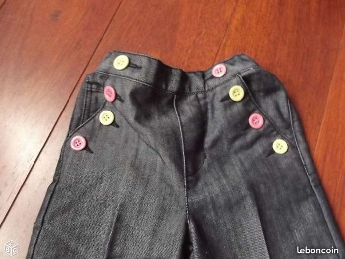 Jean à pont fille, Trois Suisses, taille 3 ans, NEUF - photo numéro 2