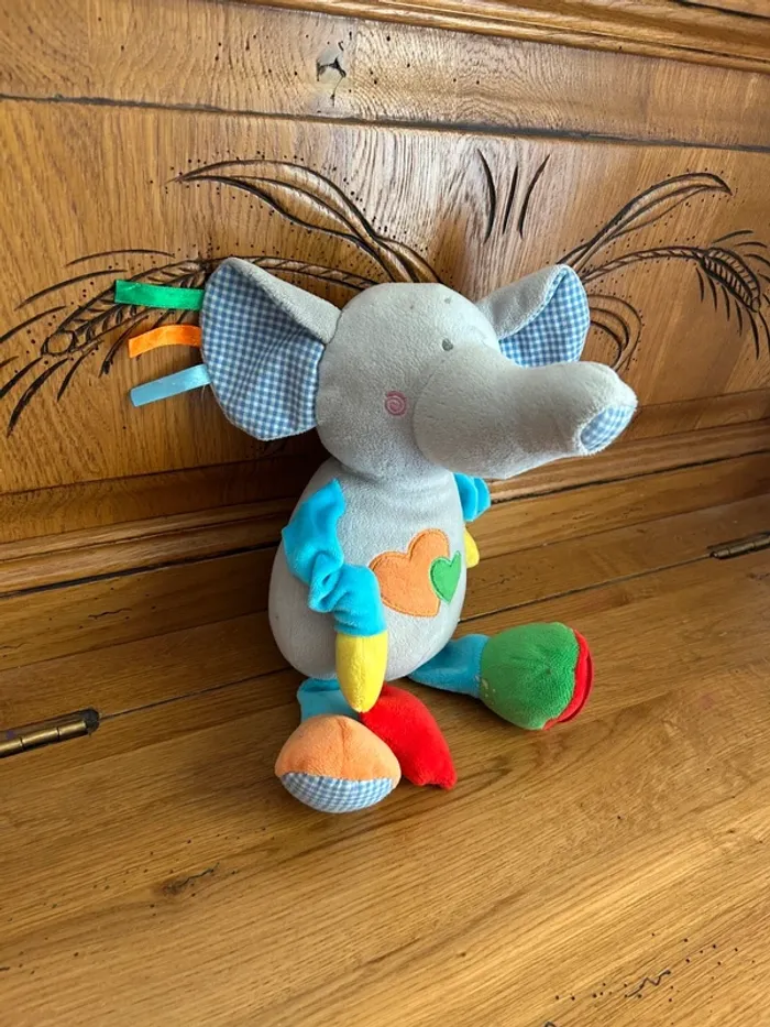 Doudou éléphant - photo numéro 2