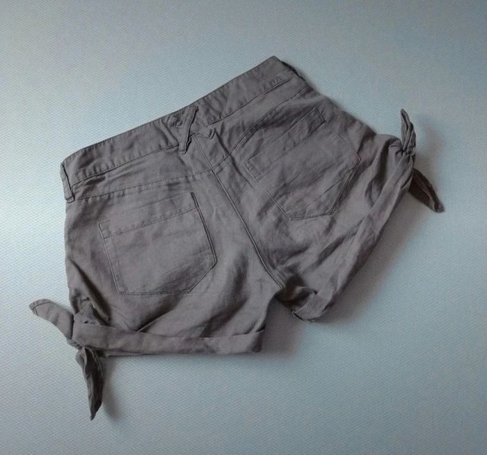 Short lin et coton gris 36 - photo numéro 5