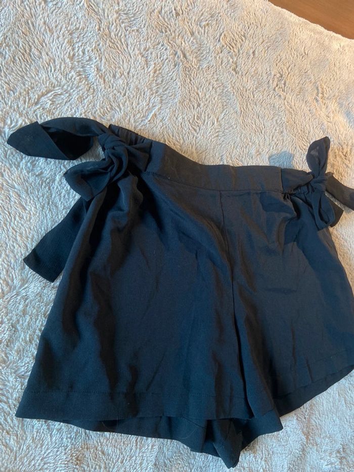Short noir noeud coquette - photo numéro 4