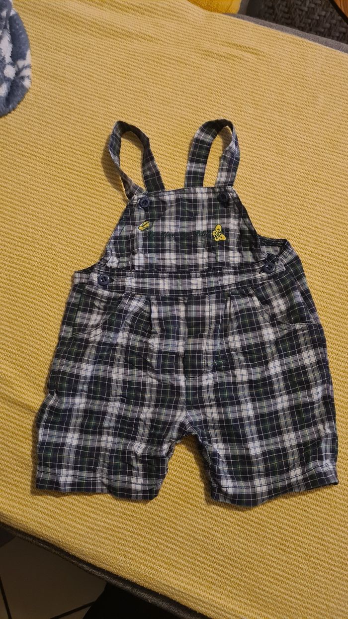 Salopette carreaux