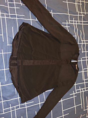 Haut blouse fluide semi transparent Zara