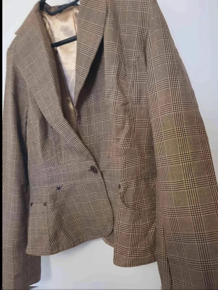 Blazer  dorée  taille  38 - photo numéro 4
