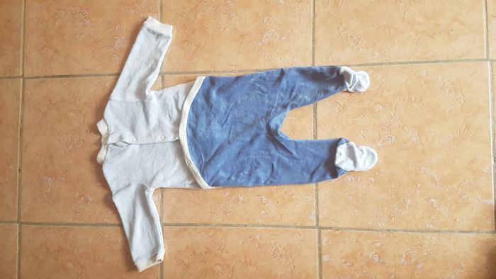 Grenouillère garçon 6 mois bleu - photo numéro 5