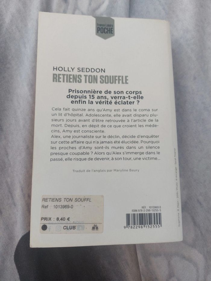 Livre retient ton souffle de Holly Seddon - photo numéro 2