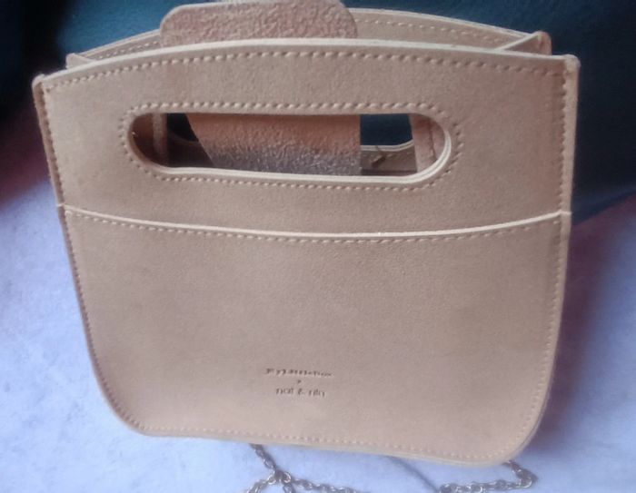 Petit sac à main marron clair Nat&Nin - photo numéro 3