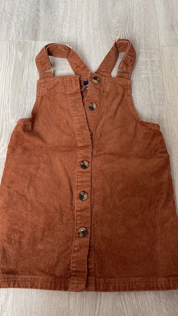 Robe salopette fille