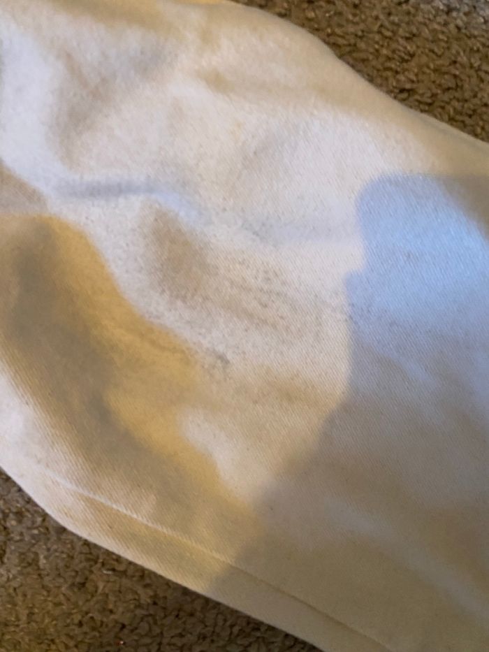 Jean blanc taille haute - photo numéro 3