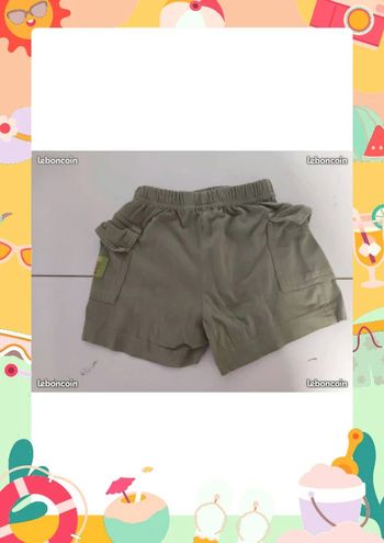 Short kaki in extenso 12 mois