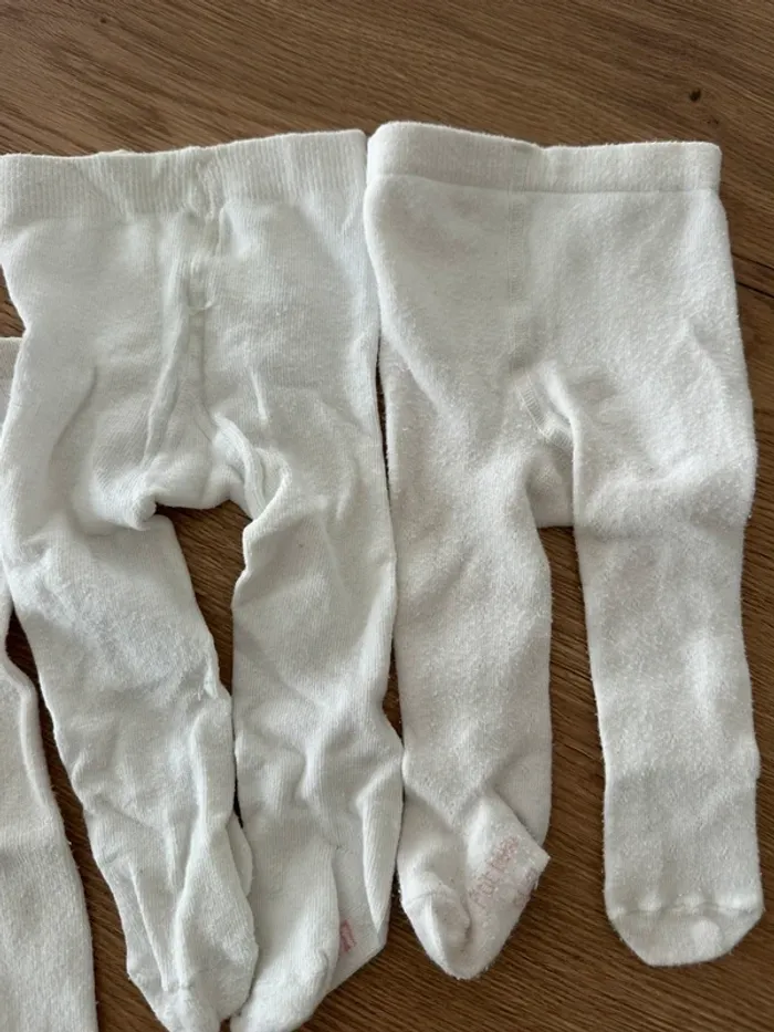 Lot 4 paires collant blanc 15-17 - photo numéro 4