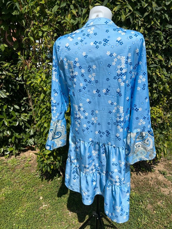 🌟 Robe bleu motif cachemire 🌟 - photo numéro 6