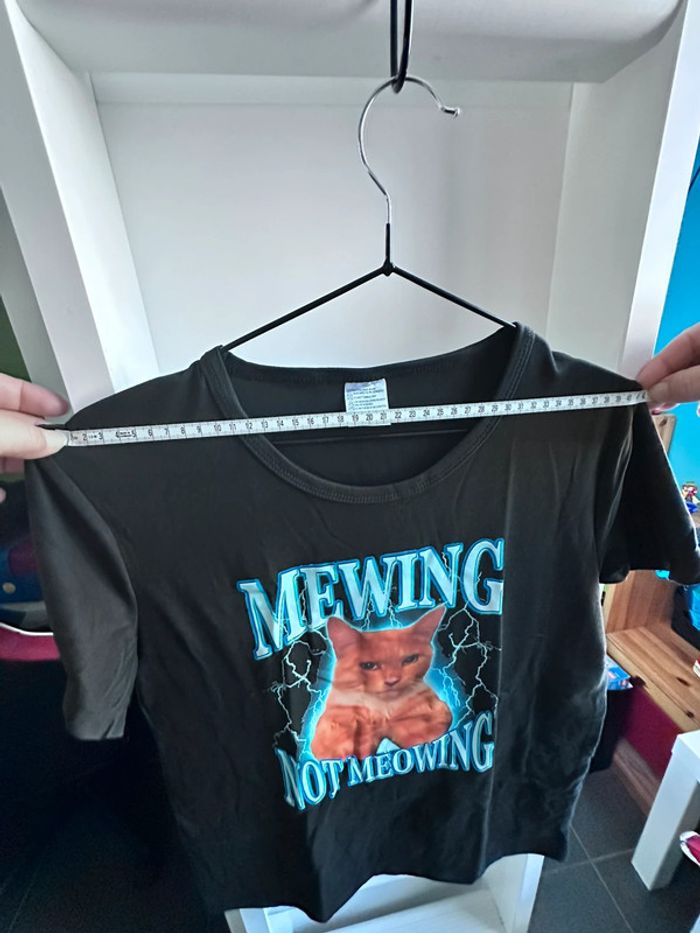 T-shirt Not Meowing  Taille L (Petit) - photo numéro 3