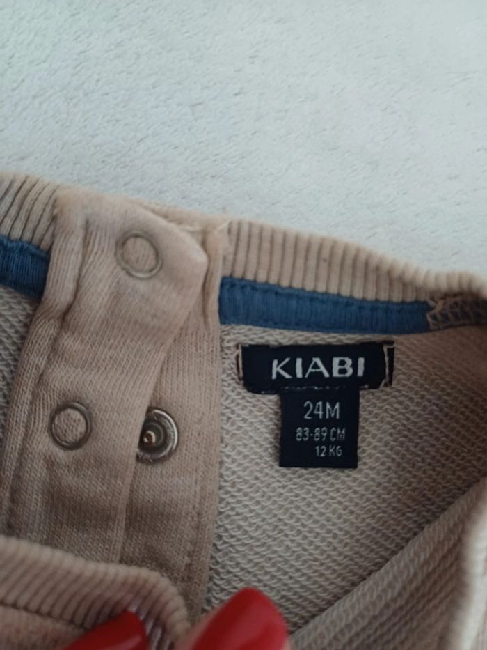 Sweat beige 2 ans kiabi - photo numéro 2