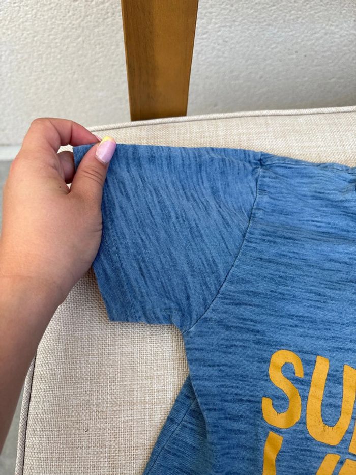 t shirt bleu enfant - photo numéro 4