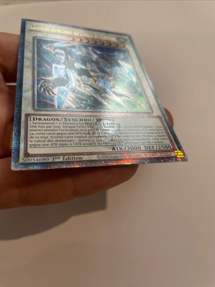 Yu-Gi-Oh! Dragon Synchro de l'Aile de Cristal : QCSE RA02-FR029 - photo numéro 2