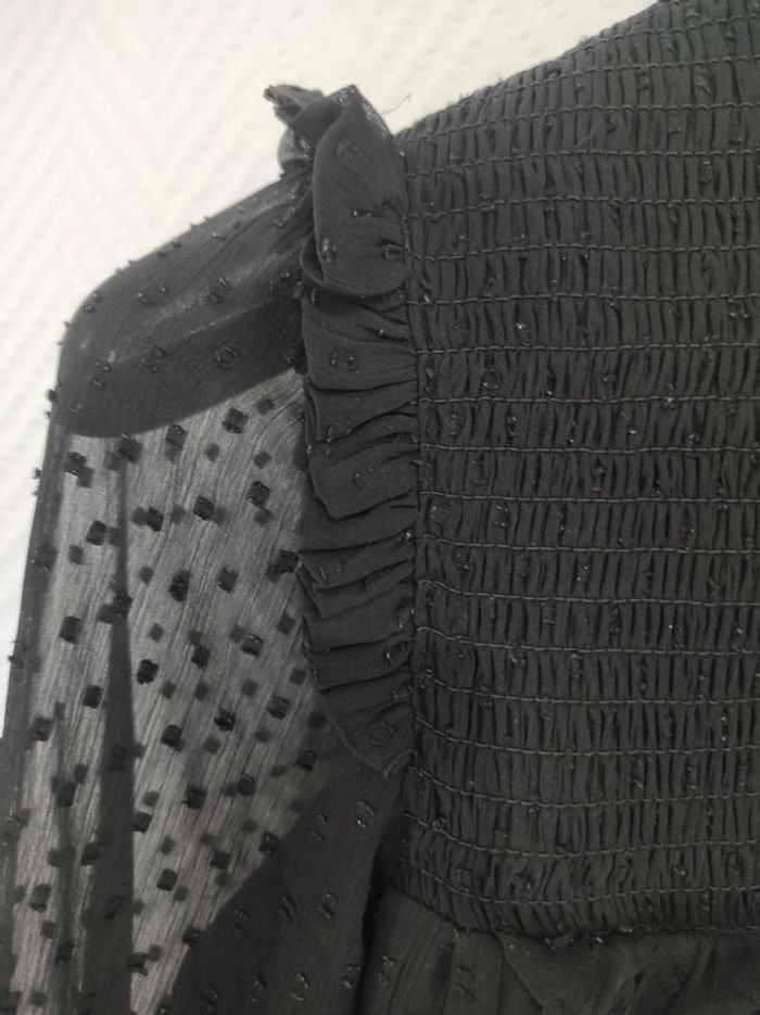 Haut noir voilé avec motifs noir pimkie 38 - photo numéro 8