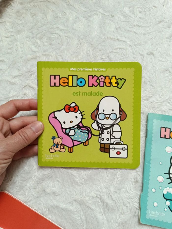 Lot de 4 livres bébé enfant Petit lapin blanc Léo et Popi Hello Kitty - photo numéro 8