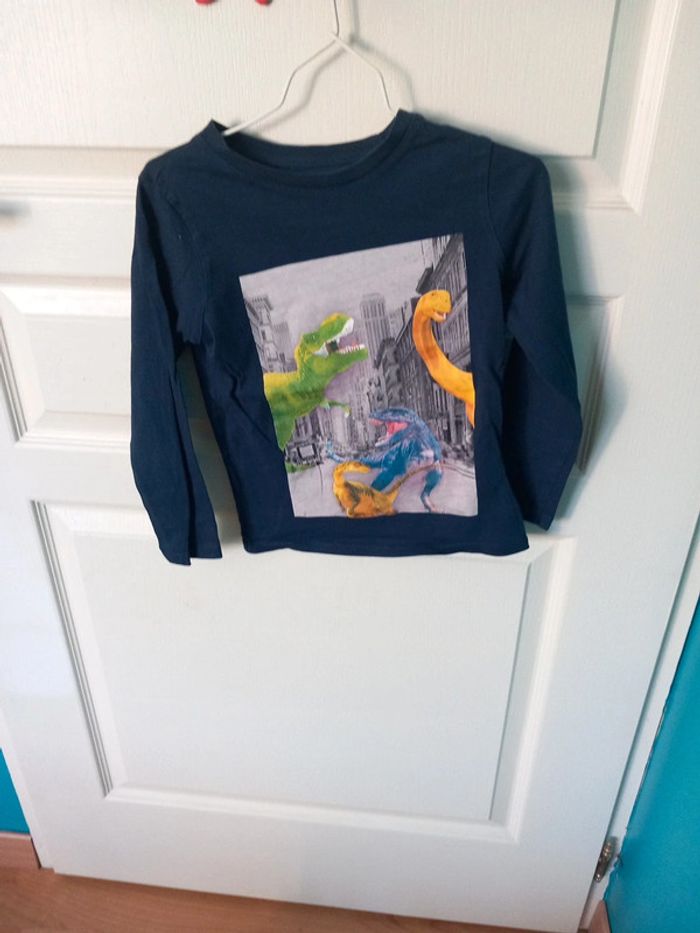 Tee-shirt manches longues dinosaures