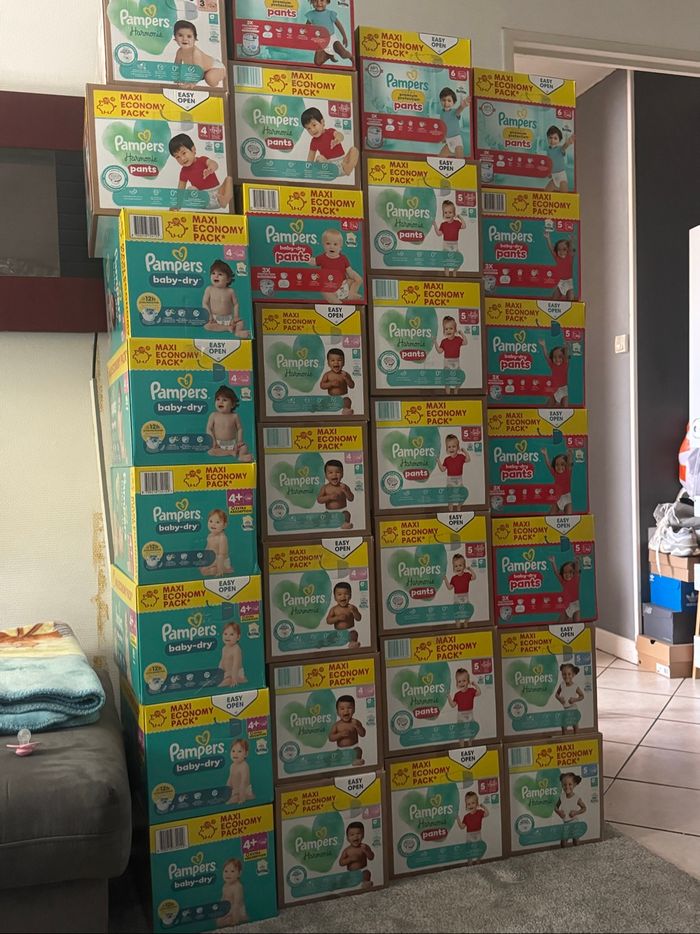 Pampers plusieurs taille