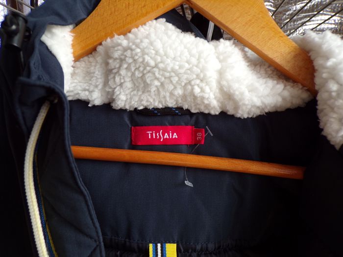 Long manteau marine T38 neuf - photo numéro 2