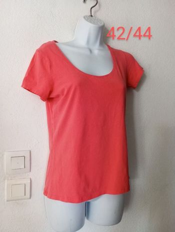 Tee shirt manches courtes femme 42/44