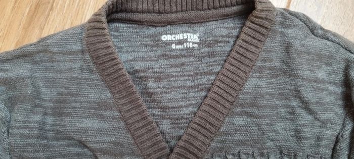 Gilet gris moucheté Orchestra - 6 ans