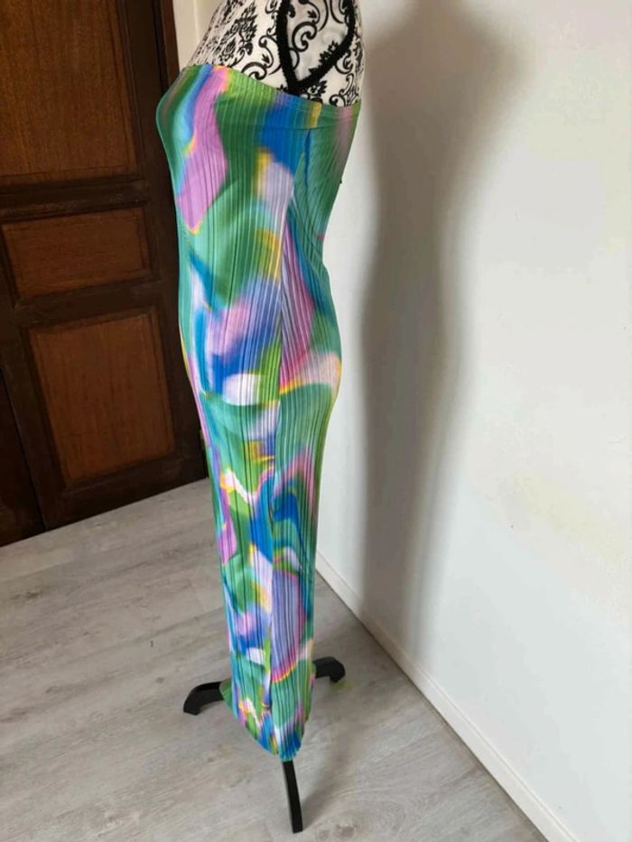 Robe Bustier multicolore 38 - photo numéro 3