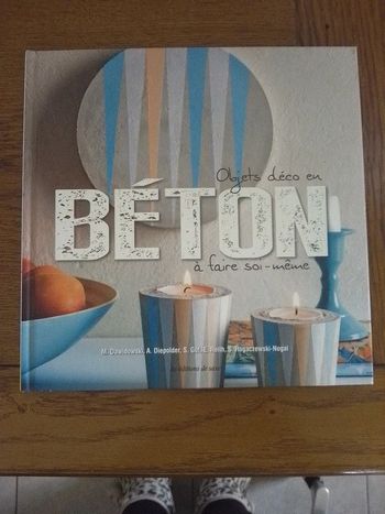 Objets déco en béton