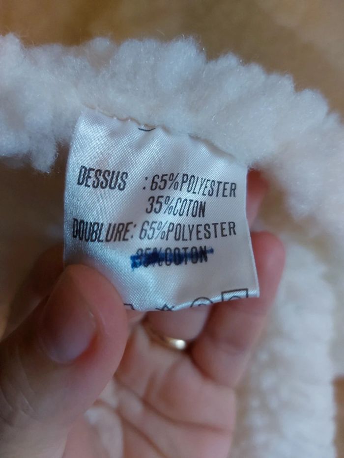 Manteau avec effet fourrure - photo numéro 3