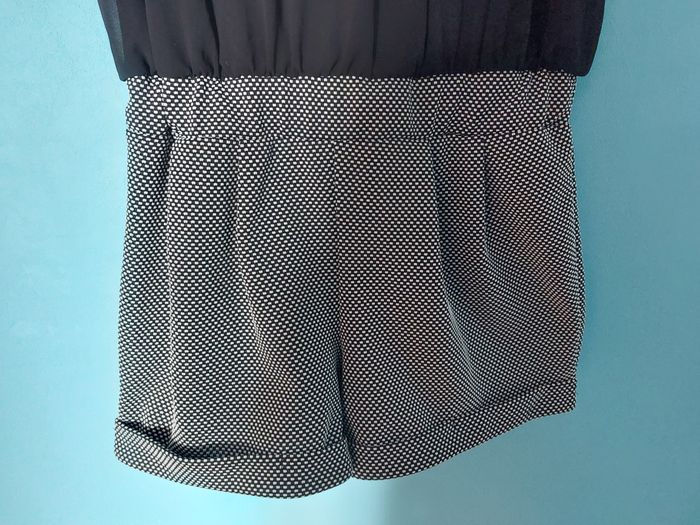 Combishort sans manches Mim noir & blanc taille 40 - photo numéro 3