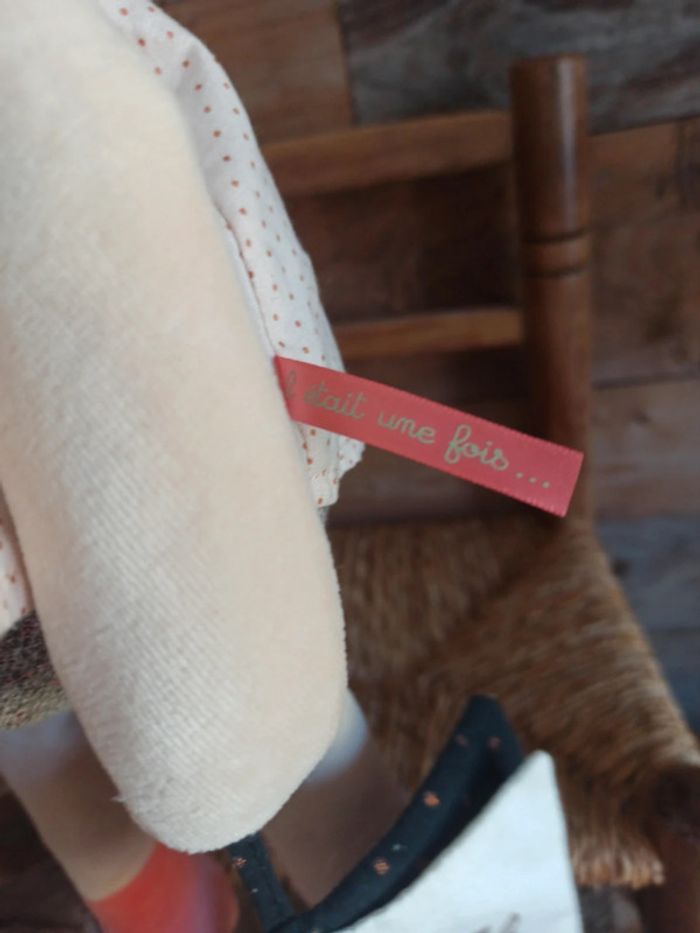 Peluche souris d activités moulin roty tbe - photo numéro 5