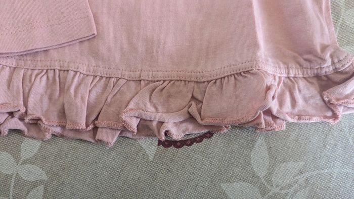 T.shirt manches longues à volants floral - photo numéro 3