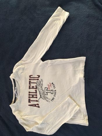 T-shirt blanc athletic - NPO kid