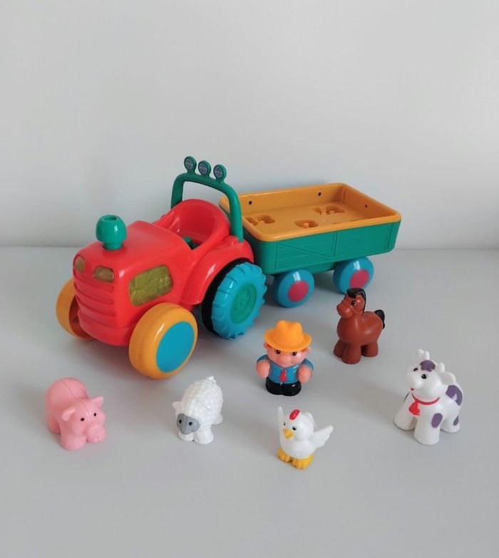 Tracteur Animaux de Ferme Musical Jeu Eveil Complet 🚜