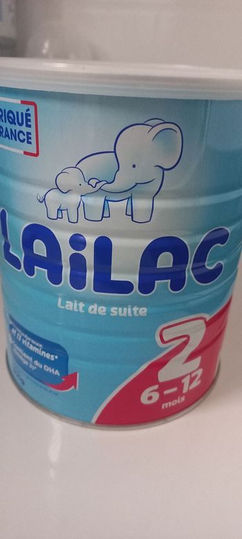 Lait de croissance Lailac 6-12 mois