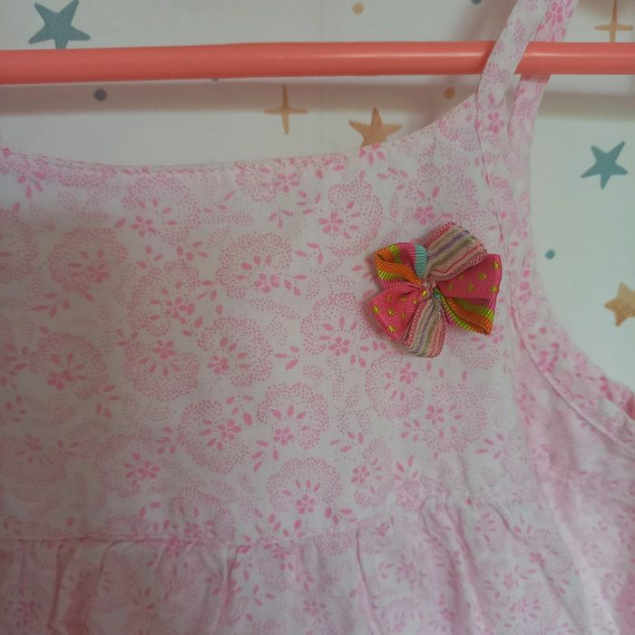 Robe rose jolis motifs 12 mois - photo numéro 2