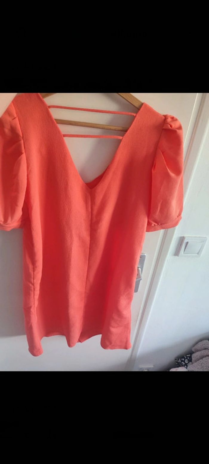 Robe corail neuve Promod - photo numéro 3