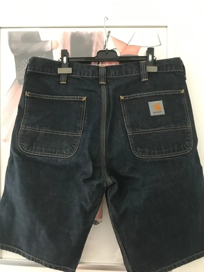 Bermuda jean brut Carhartt w32 / 42FR - photo numéro 3