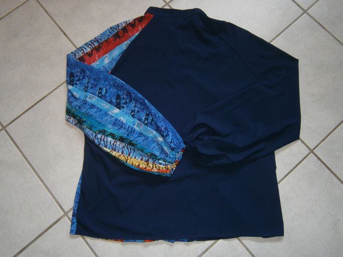 Chemisier ML marine SHEILAY Taille L - photo numéro 6