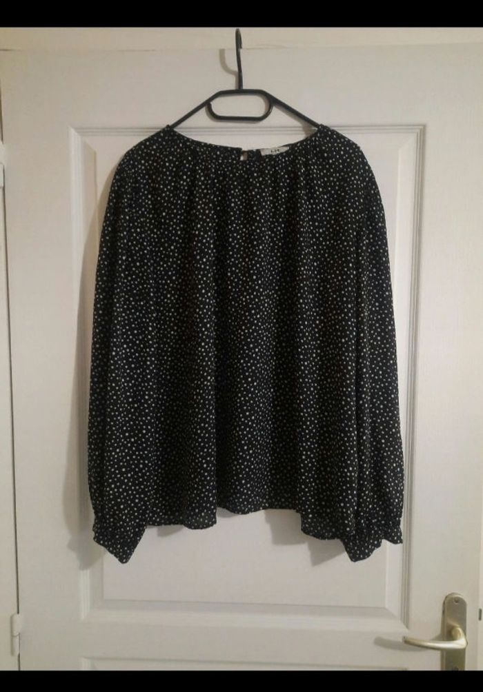 Blouse fluide à pois - photo numéro 2