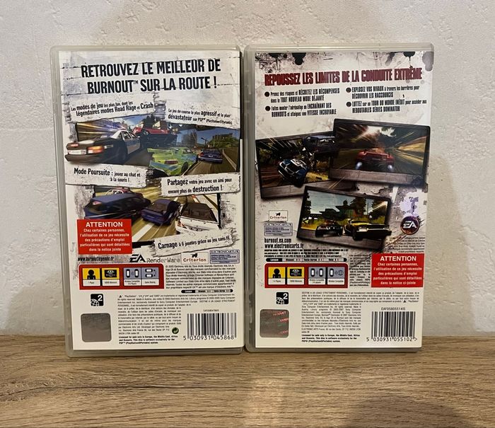 Burnout legend et Dominator - Psp - photo numéro 2