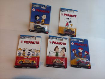 Hotwheel silver serie peanuts complète 