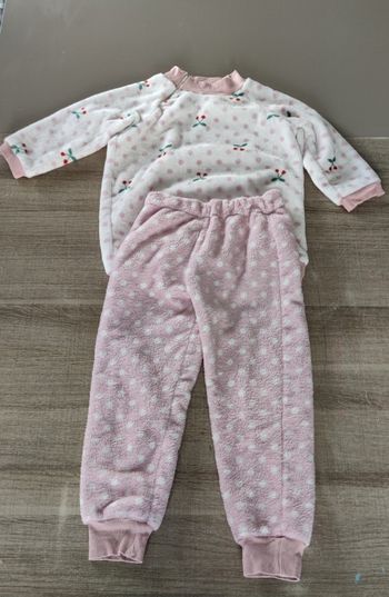 Ensemble jogging et pull 6 ans fait main pour fille