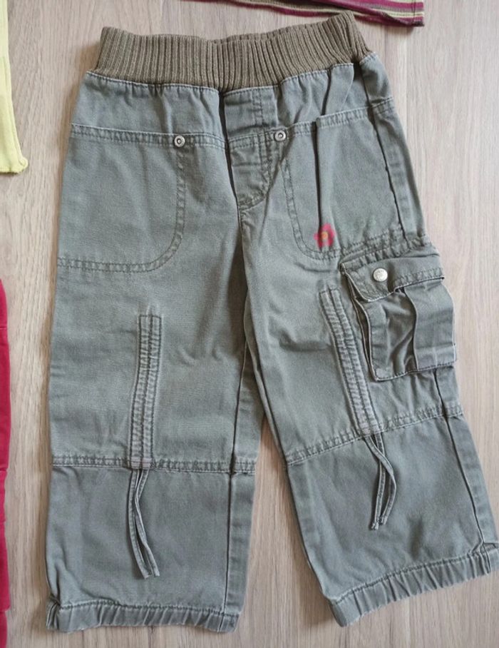 T-shirt vert cadet rousselle 4 ans T-shirt col roulé sergent major Pantalon okidz Vertbaudet 3 ans - photo numéro 6