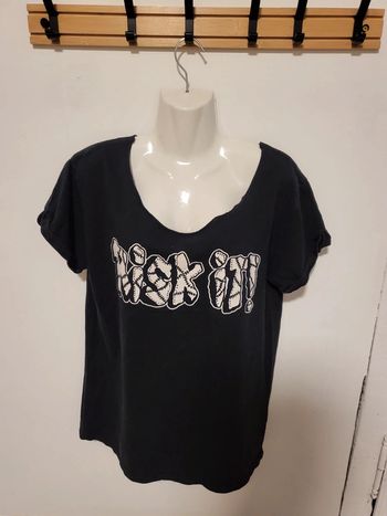 T shirt femme l risk it