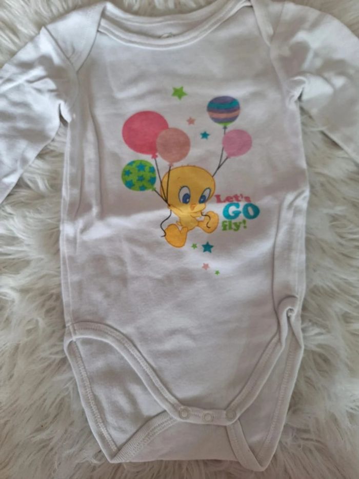 Lot bodies 12 mois Loney Tunes - photo numéro 3