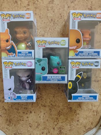 Lot de 5 pop pokémon