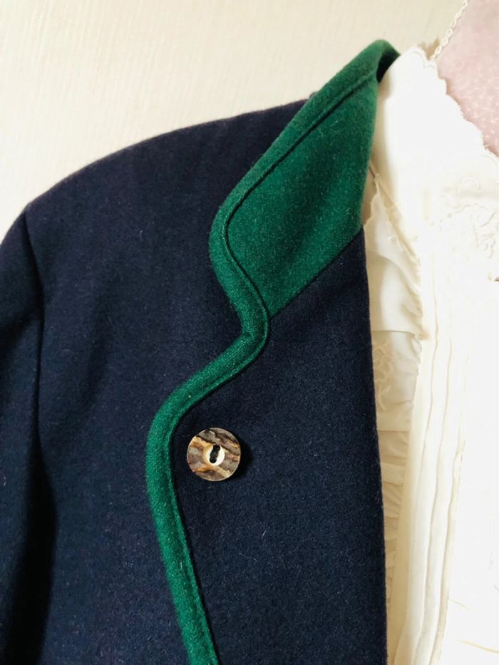 🇦🇹Blazer vintage pure laine vierge autrichien Trachten Tyrol wool blazer🇦🇹 - photo numéro 7