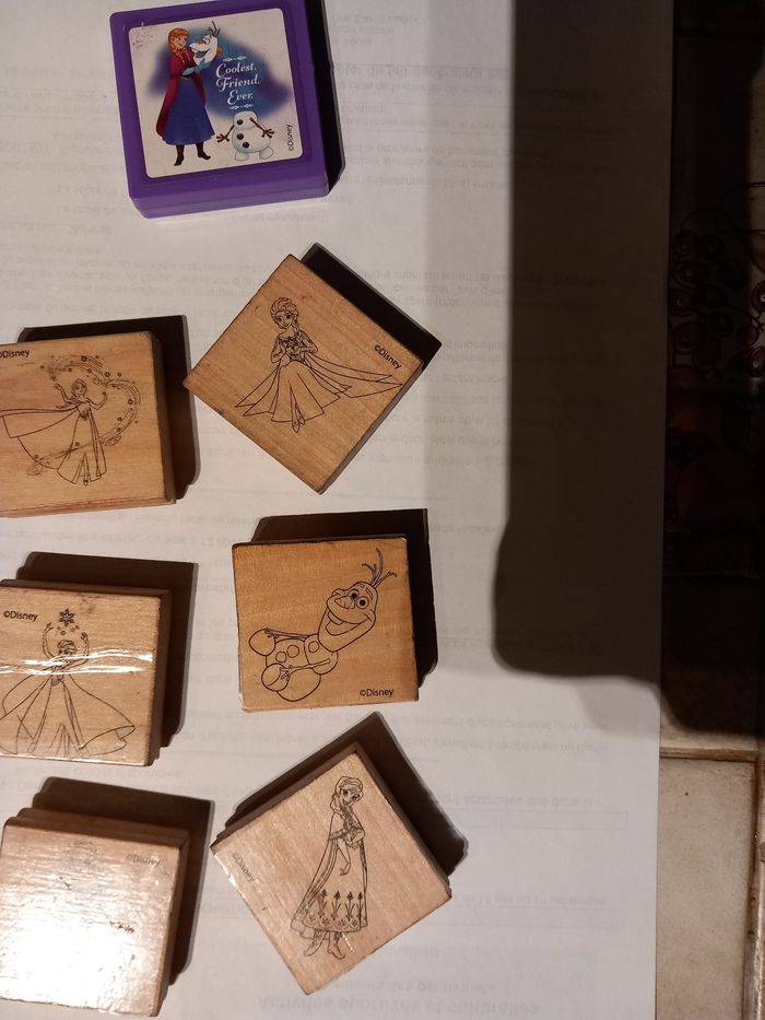 Lot 6 tampons encreurs La Reine des neiges - photo numéro 2